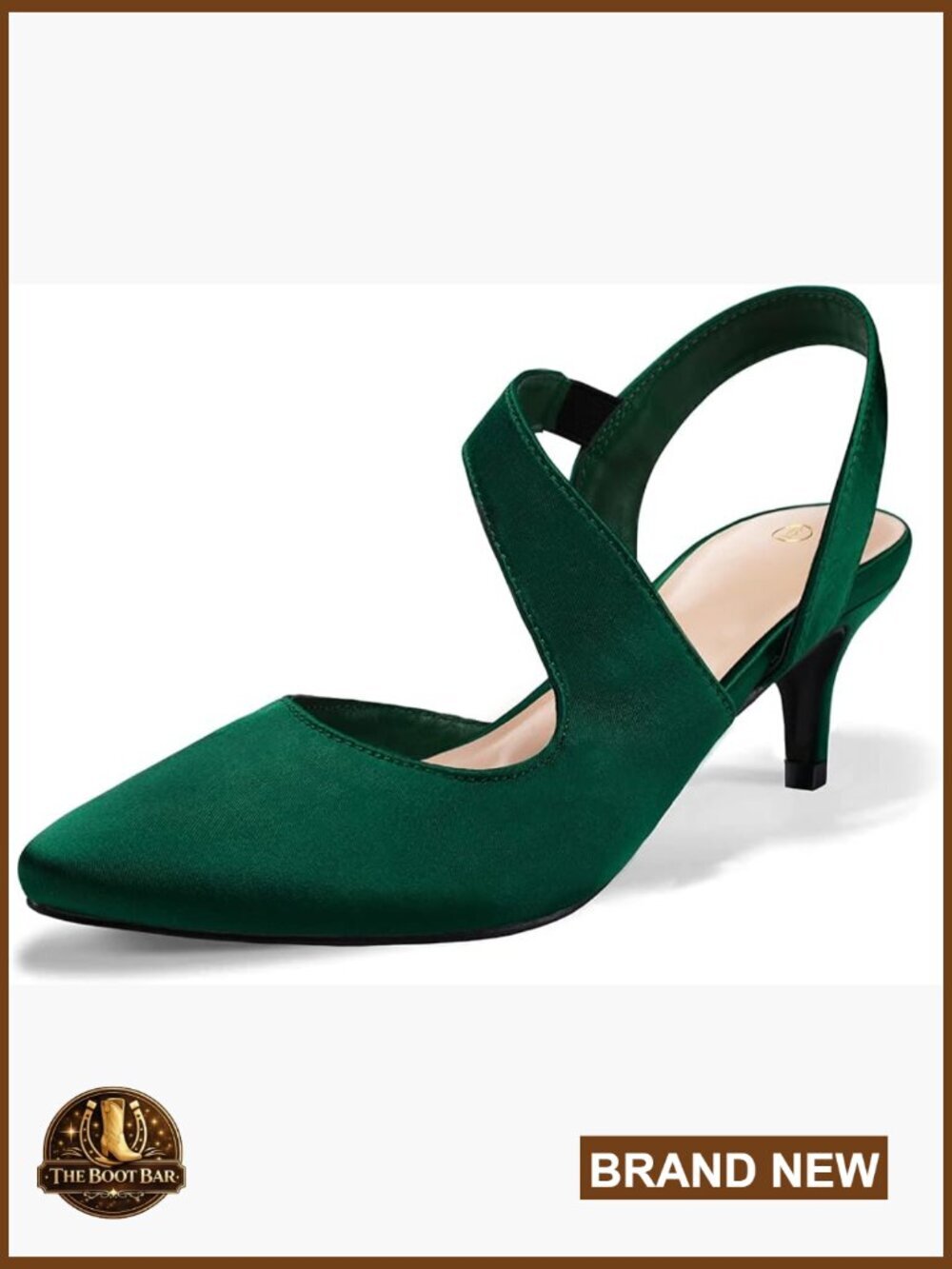 Women's Kitten Heel Slingback Pumps - Dress Shoes for Wedding Office Party